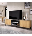 Mueble TV Astral Grafito y Nordic