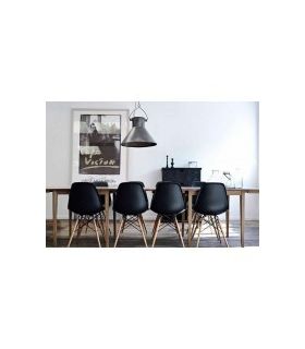 Silla Tower wood Nordica Negra