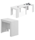 Mesa consola extensible blanca