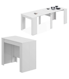 Mesa Consola Extensible Blanca |SAYEZ|