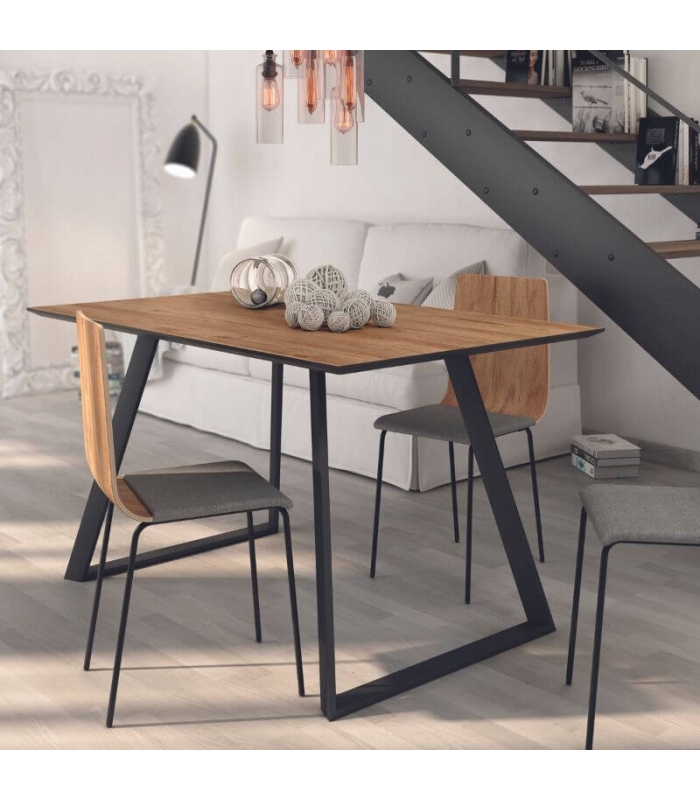 Mesa Comedor Fija Aral Madera 140 cm