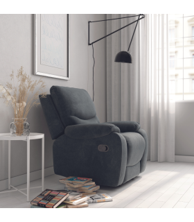 Sillon Relax Manual Venecia Gris Tortora SAYEZ