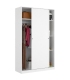 Armario puertas correderas 120 cm Blanco |SAYEZ|