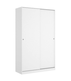 Armario puertas correderas 120 cm Blanco |SAYEZ|