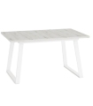 Mesa Rectangular Extensible 140 (191) cm Marian Cerrada Color Albián y Blanco|SAYEZ|