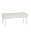 Mesa de centro elevable 100x50 cm Catalina Polar Y Blanco Cerrada |SAYEZ|