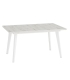 Mesa Rectangular Extensible 140 (191) cm Catalina Color Albián y Blanco Cerrada |SAYEZ|