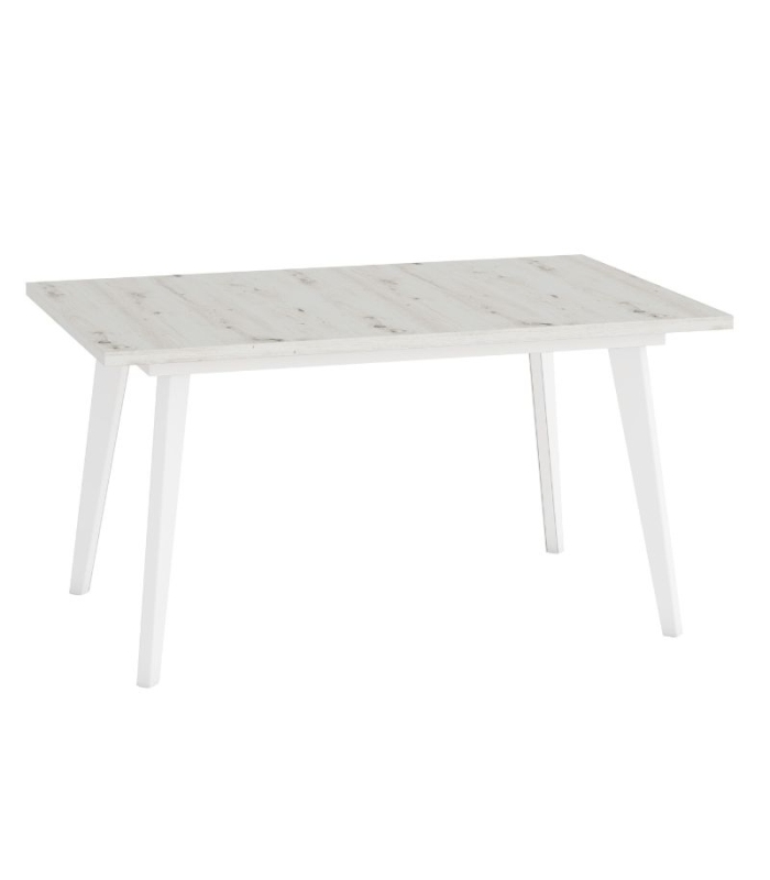 Mesa Rectangular Fija 140 cm Catalina Color Albián y Blanco|SAYEZ|