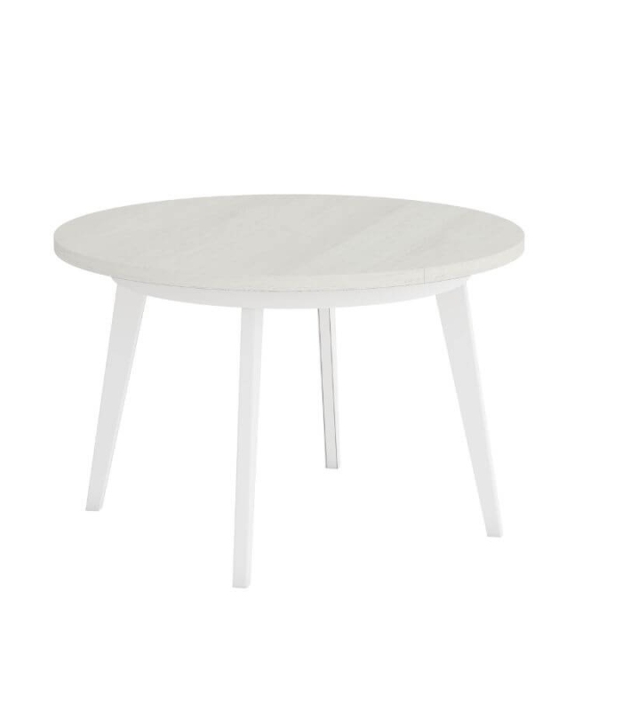 Mesa Redonda 110 cm Palermo Color Polar y Blanco |SAYEZ|