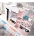 Cama tren Groe Juvenil Blanco y Rosa |SAYEZ|