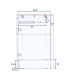 Mueble BAJO 40 cm 1 puerta 1 cajón | SAYEZ |