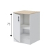 Mueble BAJO 60 cm 1 puerta | SAYEZ |
