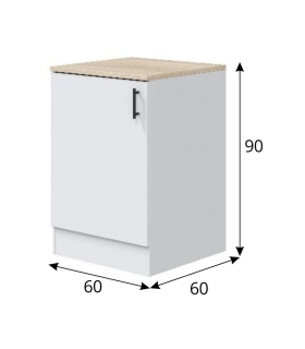 Mueble BAJO 60 cm 1 puerta | SAYEZ |