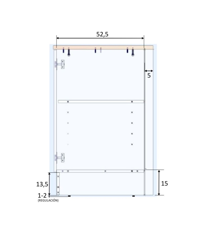 Mueble BAJO 60 cm 1 puerta | SAYEZ |