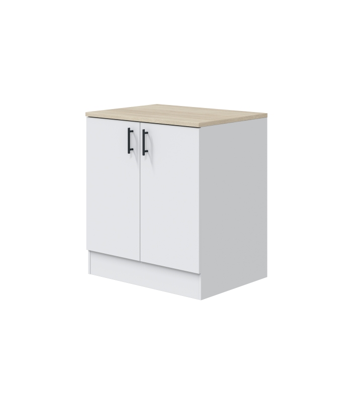 Mueble BAJO 80 cm 2 puertas para Fregadero | SAYEZ |