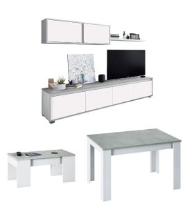Pack salón cemento