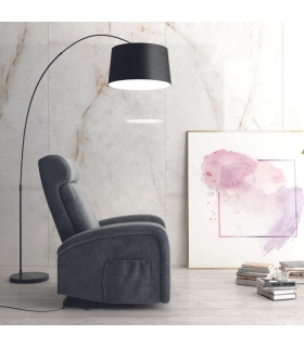 Sillon Eléctrico Power Lift Bari Gris Elephant | SAYEZ |