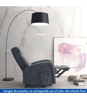 Sillon Eléctrico Power Lift Bari Gris Elephant | SAYEZ |