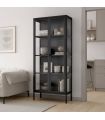 Mueble Vitrina Titania Acabado 80 cm Negro |SAYEZ|