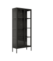 Mueble Vitrina Titania Acabado 80 cm Negro |SAYEZ|
