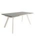 Mesa Comedor Extensible Tasman 160 Cm, Acabado sobre Porland y patas Marfil | SAYEZ |
