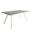 Mesa Comedor Extensible Tasman 160 Cm, Acabado sobre Porland y patas Marfil | SAYEZ |
