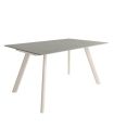 Mesa Comedor Fija Omán Porcelánica 180 Cm, Acabado sobre Porland y patas Marfil |SAYEZ|