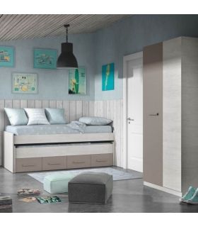 Cama doble juvenil Ares, en ambiente |SAYEZ|