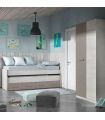 Cama doble juvenil Ares, en ambiente |SAYEZ|