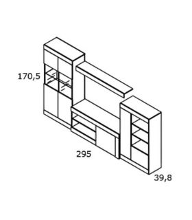 Mueble de Salón Cambrian Logan 004, pictograma |SAYEZ|