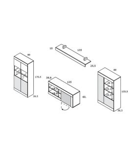 Mueble de Salón Cambrian Logan 004, pictograma |SAYEZ|