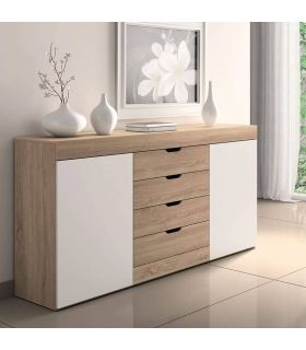Aparador Logan Cambrian y Blanco, en ambiente |SAYEZ|