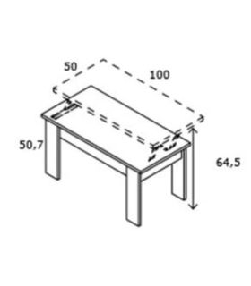 Mesa Centro Elevable Cambrian Logan ,pictograma|SAYEZ|