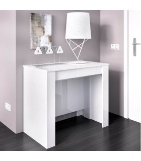 Mesa Consola Extensible Blanca, en ambiente |SAYEZ|