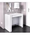 Mesa Consola Extensible Blanca, en ambiente |SAYEZ|