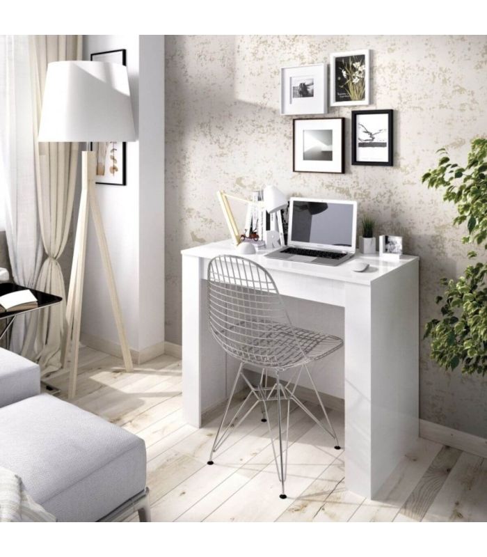 Mesa Consola Extensible Blanca, en ambiente |SAYEZ|