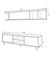 Mueble Salón Zaiken Plus, pictograma |SAYEZ|