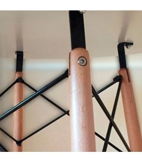 Mesa Redonda Tower Wood, en ambiente|SAYEZ|