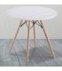 Mesa Redonda Tower Wood, en ambiente |SAYEZ|