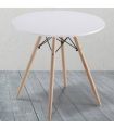 Mesa Redonda Tower Wood, en ambiente |SAYEZ|