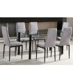 Mesa Cristal Transparente Yuri, en ambiente |SAYEZ|