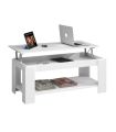 Mesa Centro Elevable Blanca Ambit |SAYEZ|