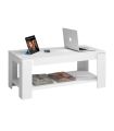 Mesa Centro Elevable Blanca Ambit |SAYEZ|