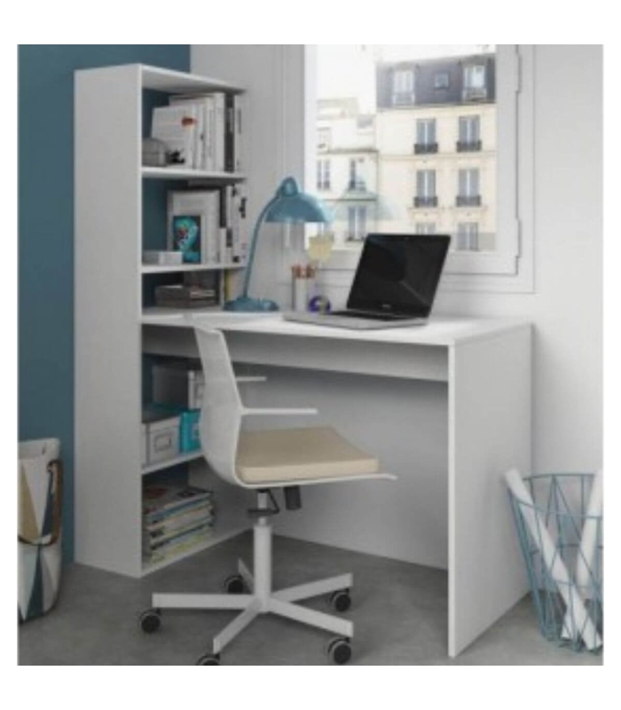Mesa de Escritorio con Estantería Duplo, en ambiente |SAYEZ|