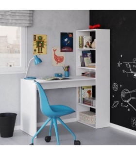 Mesa de Escritorio con Estantería Duplo, en ambiente |SAYEZ|