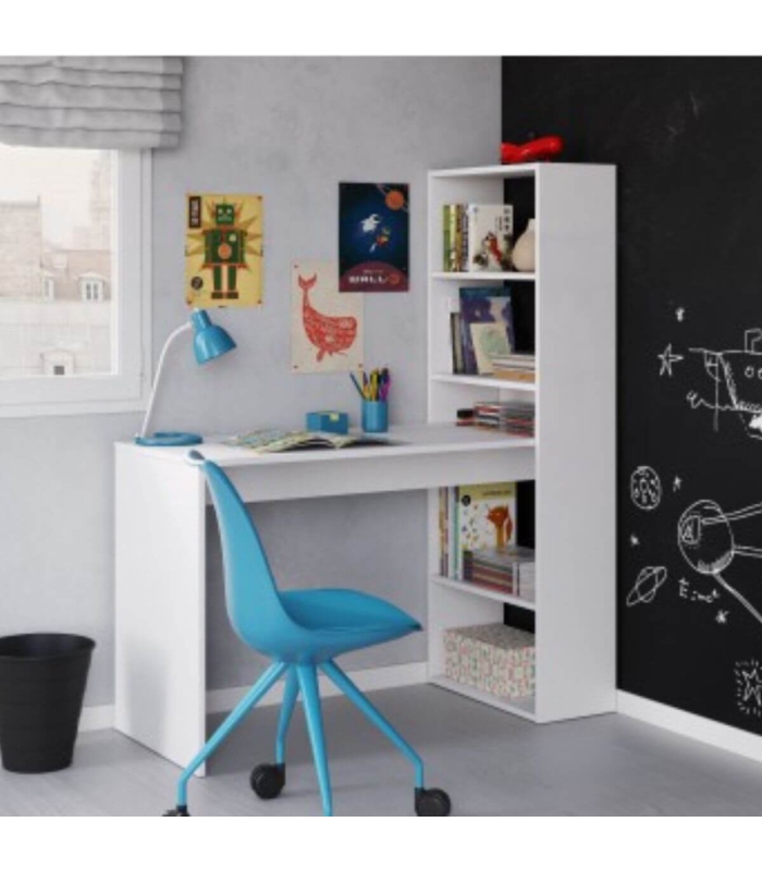 Mesa de Escritorio con Estantería Duplo, en ambiente |SAYEZ|