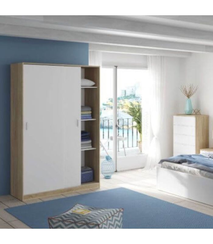 Armario 2 Puertas Correderas Mediterraneo, en ambiente|SAYEZ|