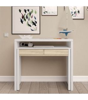 Mesa Cónsola Escritorio Extensible Mediterráneo, en ambiente|SAYEZ|