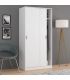 Armario 2 Puertas Correderas Blanco Max, en ambiente |SAYEZ|