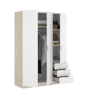 Armario 3 puertas con 3 cajones exteriores Mediterráneo |SAYEZ|